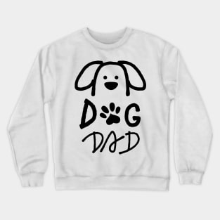 Dog Dad Woof Daddy Crewneck Sweatshirt